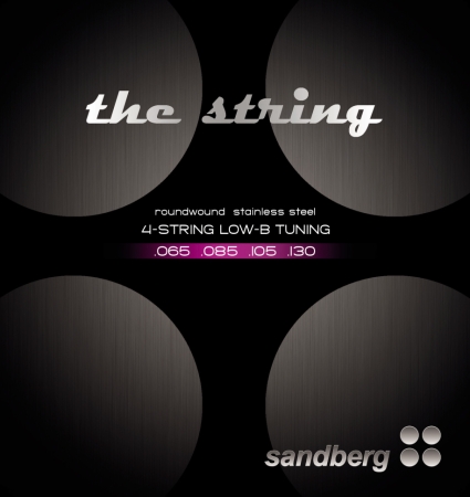 Sandberg Bass Saiten 4-String Low B, 65-130tw